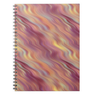Exotische Plumeria Wavy Textur Notizblock