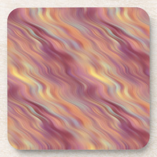 Exotische Plumeria Wavy Textur Untersetzer