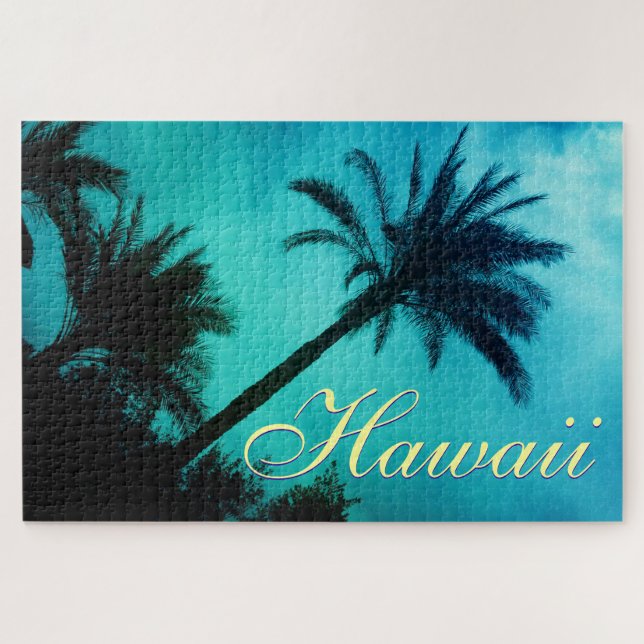 Exotische Reise durch Hawaiianische Palmen (Horizontal)