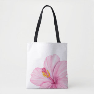 Exotische rosa Blume Tasche