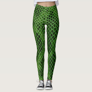 Exotische Schlangenhaut Hintergrund Leggings