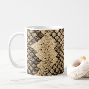 Exotische Schlangenhautmuster aus Tiermustern, mod Kaffeetasse