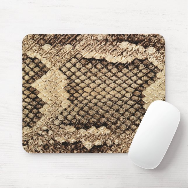 Exotische Schlangenhautmuster aus Tiermustern, mod Mousepad (Mit Mouse)