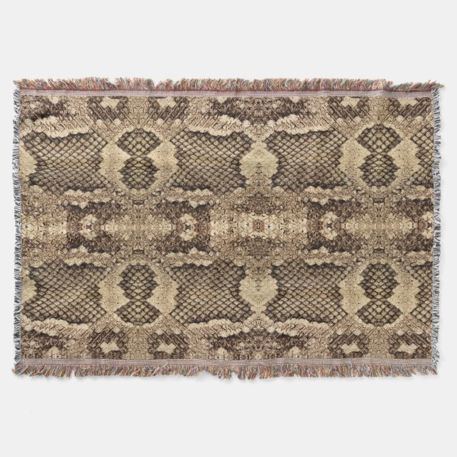 Exotische Schlangenhautmuster Decke (Vorderseite)