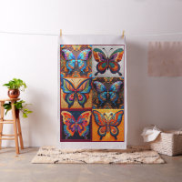 Exotische Schmetterlinge Cheater Quilt Nähen