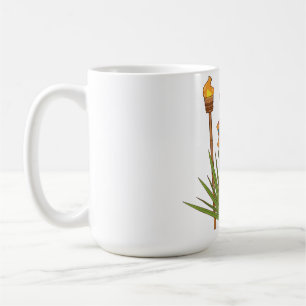 Exotische Stammes-Tiki-Maske Kaffeetasse - Bunt