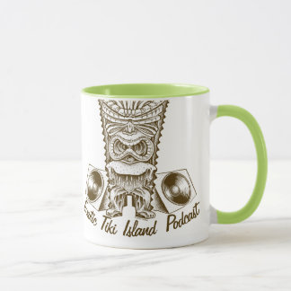 Exotische Tiki Inselpodcast-Tasse Tasse