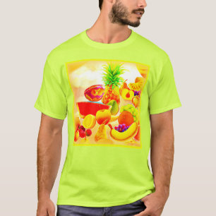 Exotische tropische Früchte Malerei. Jetzt kaufen T-Shirt