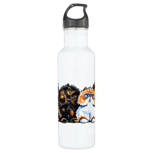 Exotische Viererspiel-Katzen Trinkflasche