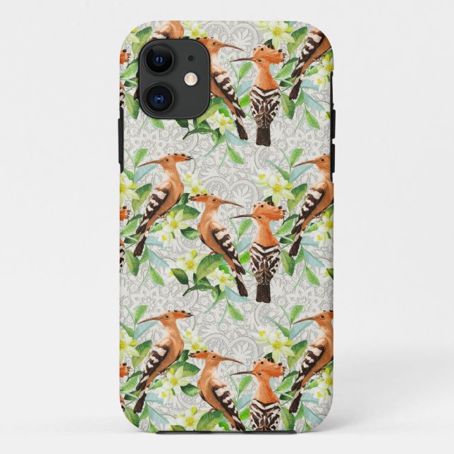 Exotische Vögel auf Spitze Case-Mate iPhone Hülle (Rückseite)