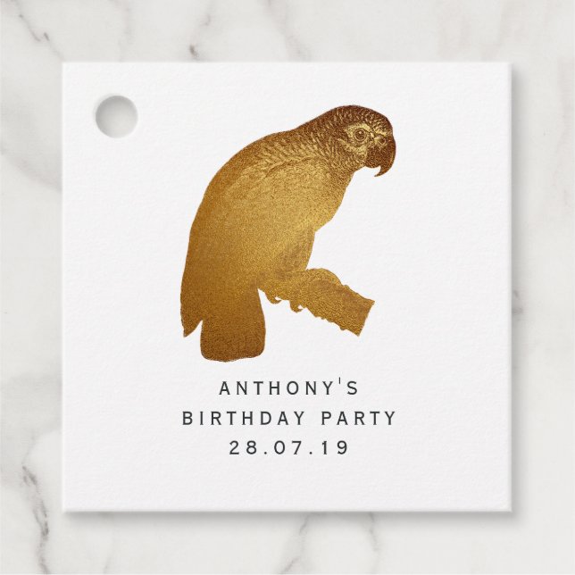 Exotische Wälder Geschenkanhänger (Vorderseite)