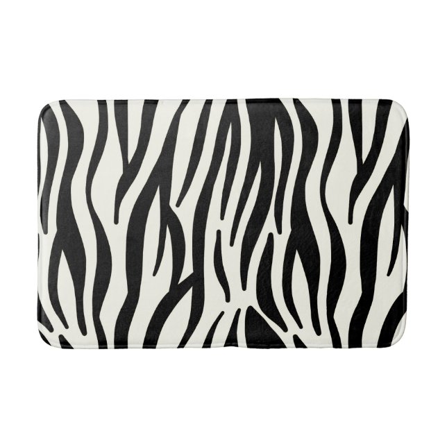 Exotische Zebra Badematte (Vorderseite)