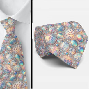Exotischer Faux-Seide   Luxus-Trendy-Opal-Gentlema Krawatte
