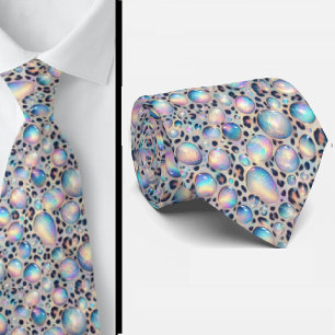 Exotischer Faux-Seide Luxus-Trendy-Opal-Gentlema Krawatte