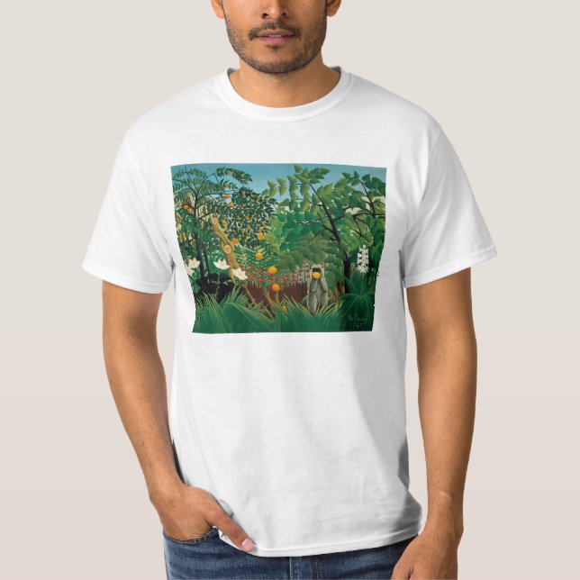 Exotischer LandschaftsT - Shirt Henri Rousseau (Vorderseite)