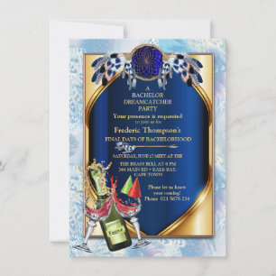 Exotischer Papagei Blauton Federn Junggesellenabsc