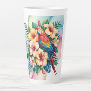 Exotischer Papagei Milchtasse