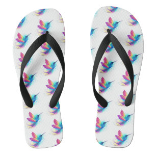 Exotischer Regenbogenkolibri Flip Flops