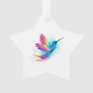 Exotischer Regenbogenkolibri Ornament