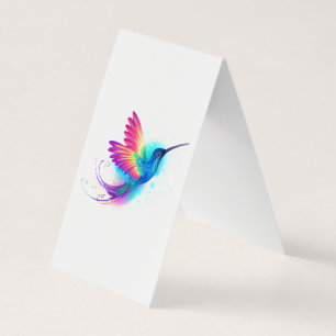 Exotischer Regenbogenkolibri Visitenkarten