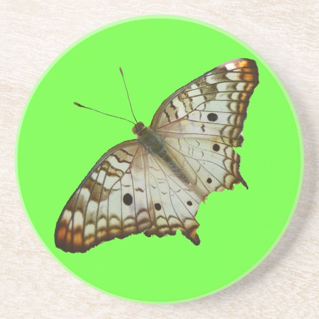 Exotischer Schmetterling aus St. Lucia Untersetzer (Vorne)
