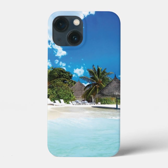 Exotischer Strand Case-Mate iPhone Hülle (Rückseite)