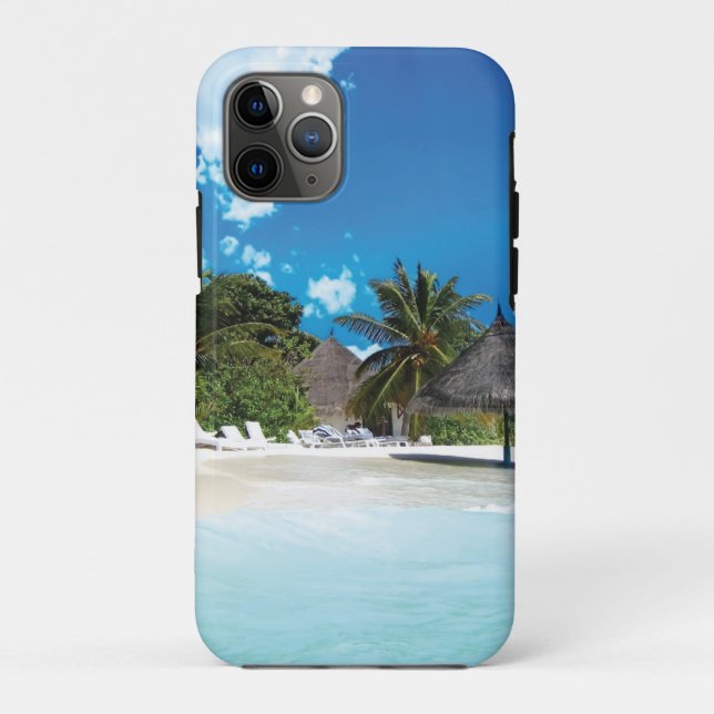 Exotischer Strand Case-Mate iPhone Hülle (Rückseite)
