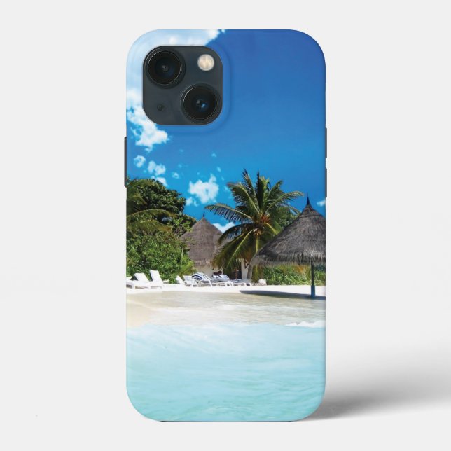 Exotischer Strand Case-Mate iPhone Hülle (Rückseite)