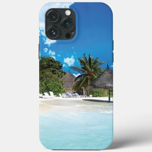 Exotischer Strand Case-Mate iPhone Hülle (Rückseite)
