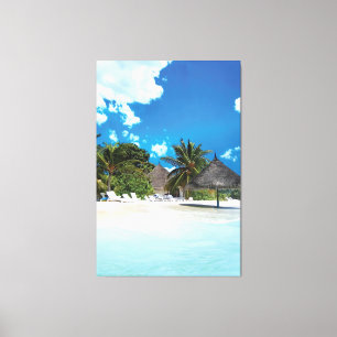 Exotischer Strand Leinwanddruck
