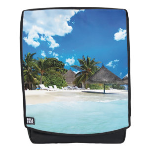 Exotischer Strand Rucksack