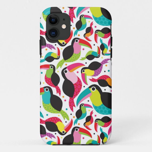exotischer toucan Vogelhintergrund Brasiliens Case-Mate iPhone Hülle (Rückseite)