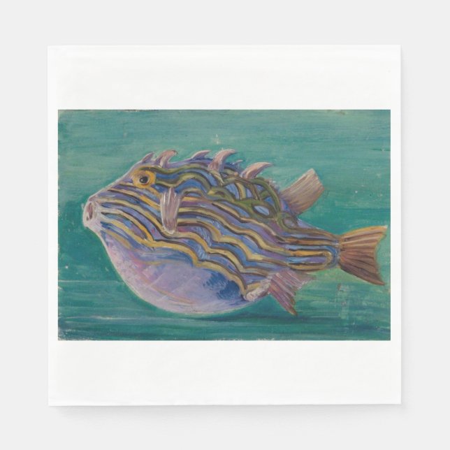 Exotischer tropischer Fisch (Unterwasser) (Mariann Serviette (Vorderseite)