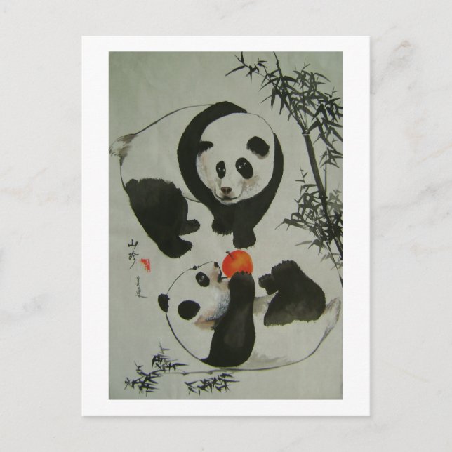 exotisches Essen Postkarte (Vorderseite)