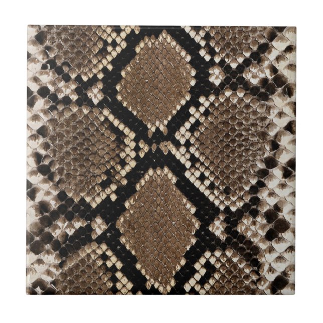 Exotisches Imitat Snakeskin photographisches Fliese (Vorderseite)