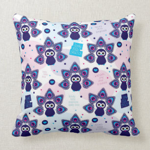 exotisches Indien-Pfaumuster Kissen