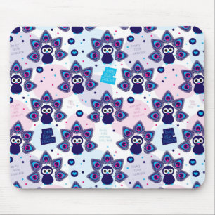 exotisches Indien-Pfaumuster Mousepad