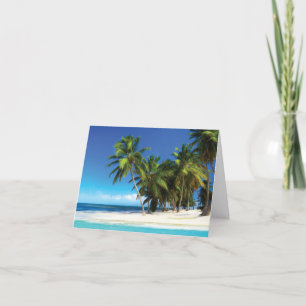 Exotisches Kissen Dankeskarte