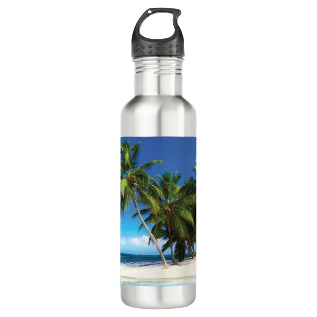 Exotisches Kissen Edelstahlflasche (Vorderseite)