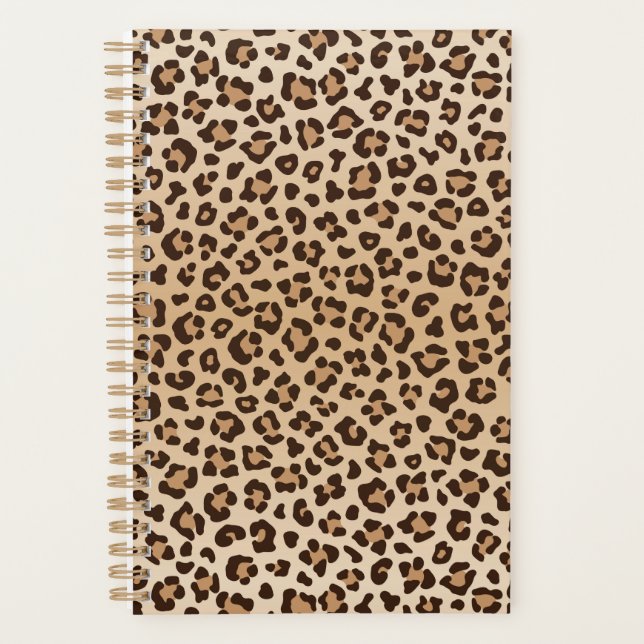 Exotisches Leoparden-Druckmuster-Design Planer (Vorderseite)