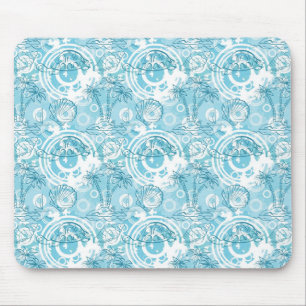 exotisches Ozeanmuster Mousepad