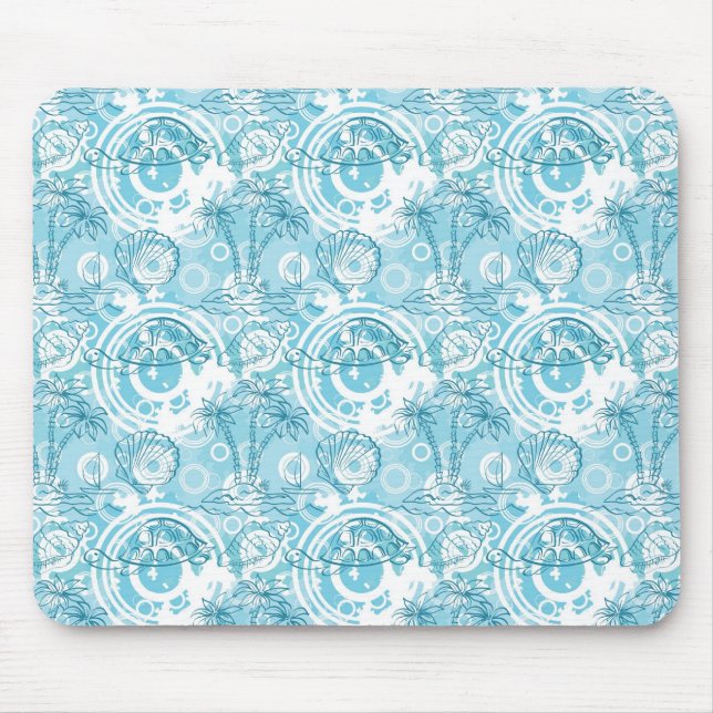 exotisches Ozeanmuster Mousepad (Vorne)