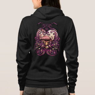 Exotisches Rosa Hoodie