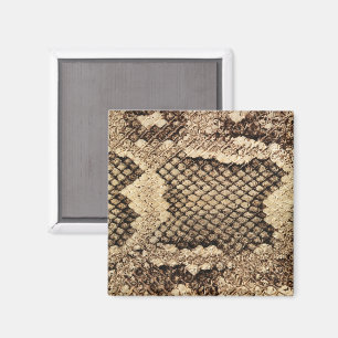 Exotisches Schlangenleder-Tierdruck-Muster modern  Magnet