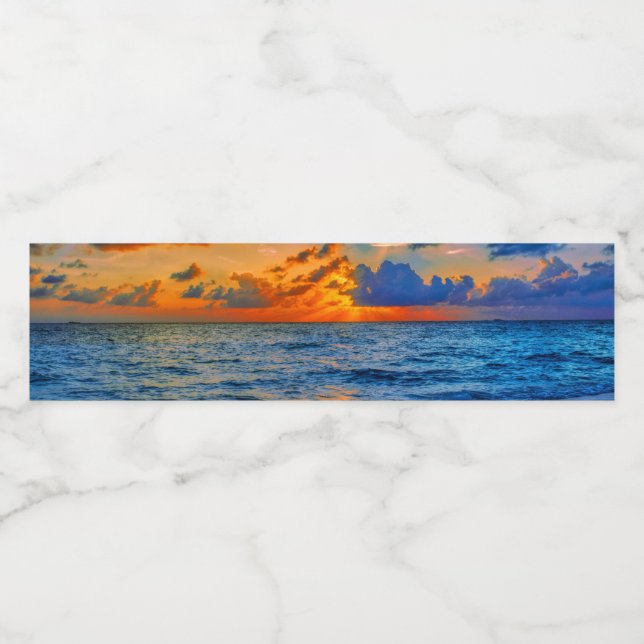 Exotisches Sonnenuntergang (Einzelnes Label)