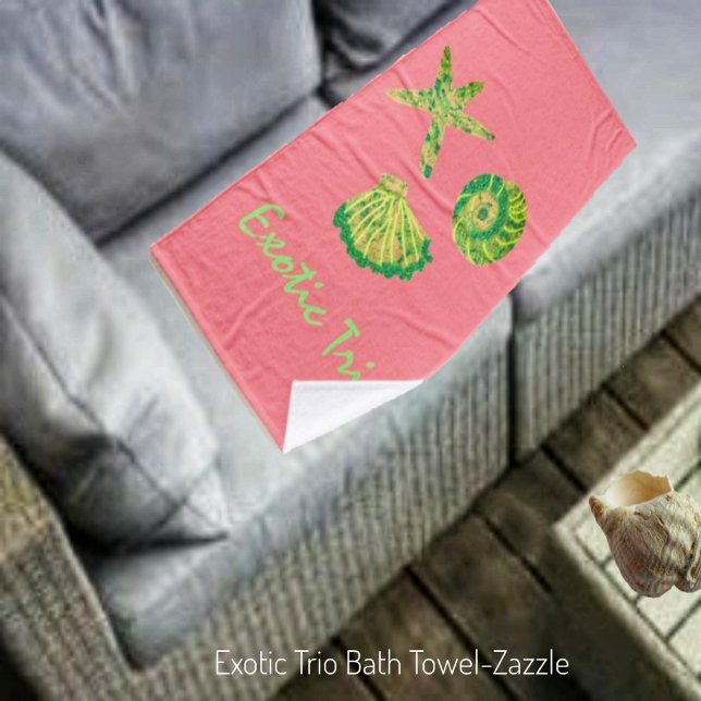 Exotisches Trio Badehandtuch (Von Creator hochgeladen)