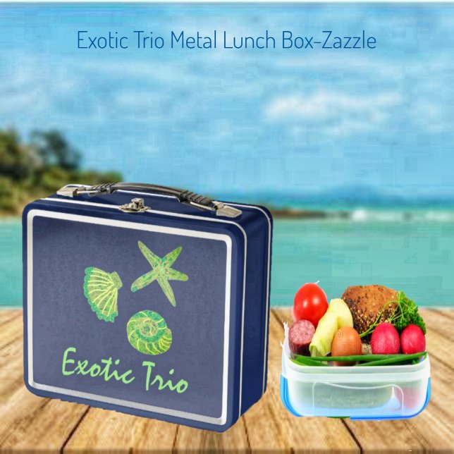 Exotisches Trio Metall Brotdose (Von Creator hochgeladen)