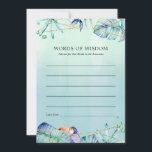 Exotisches tropisches geometrisches Brautparty Hinweiskarte<br><div class="desc">Sommer Brautparty Ratschlag für Braut zu werden Karte mit tropischen Blätter,  einen Toucan und eine goldene geometrische Rahmen.</div>