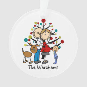 Expectant Couple Kleinkind Boy, Hunde Holiday Orna Ornament