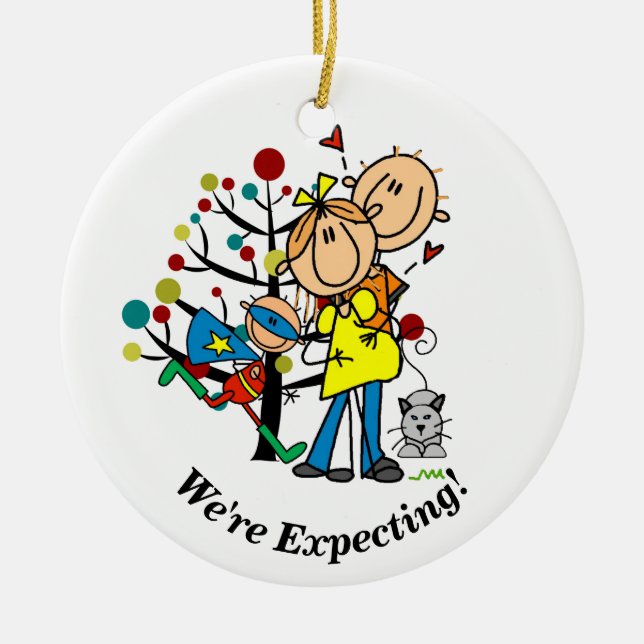 Expectant Couple, Super Boy, Cat Ornament (Vorne)